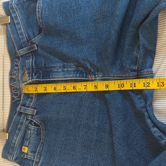 Sz30 YOGA Jeans | Emily Slim High Rise |  Medium Blue Denim | EUC - Picture 6 of 9